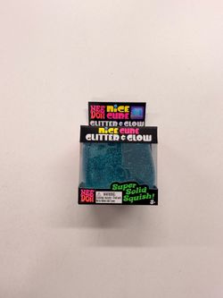 Needoh glitter and glow nice cube