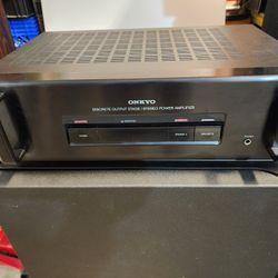 ONKYO M-501 Power Stereo Amplifier 2 Channel 150W per Channel, Mint Condition !