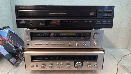 Broken Kenwood & Realistic Receiver Denon CD take it all!