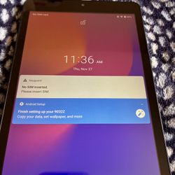 Alcatel Android Tablet 8” – Fast, Reliable, Great for Videos + Case