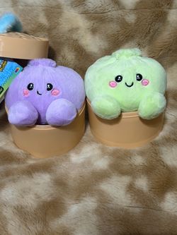 Dumpling Rainbow Plush Purple & Green