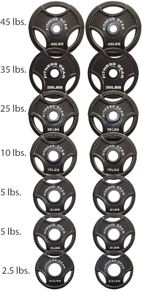Fitness Gear Metal Weights Olympic