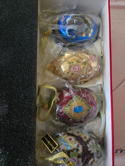 Vintage Beautiful Joan Rivers Christmas Ornaments