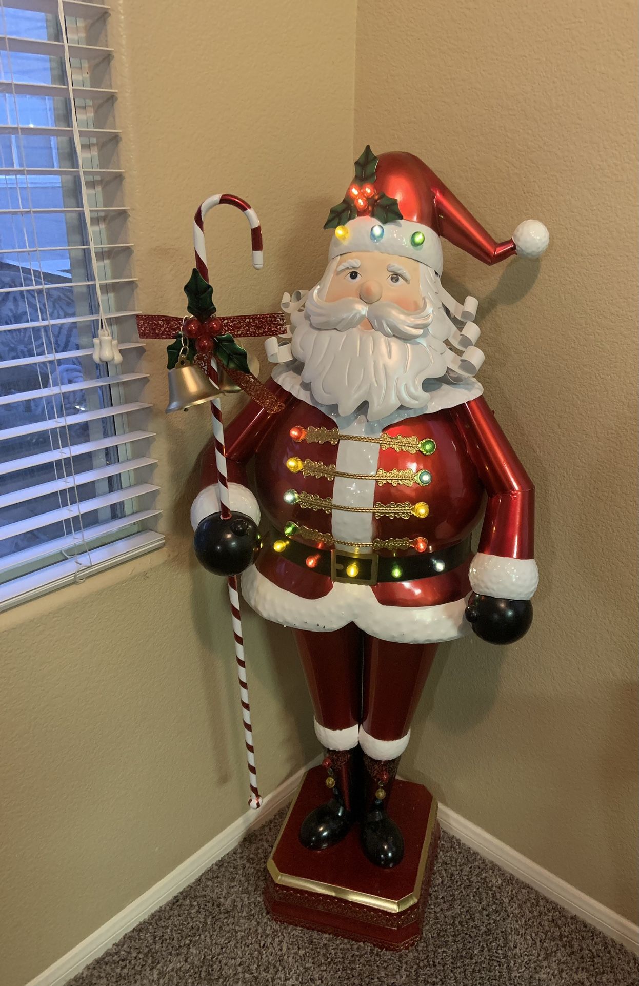 Kringle Express Indoor/ Outdoor 52" Illuminated Oversized Santa