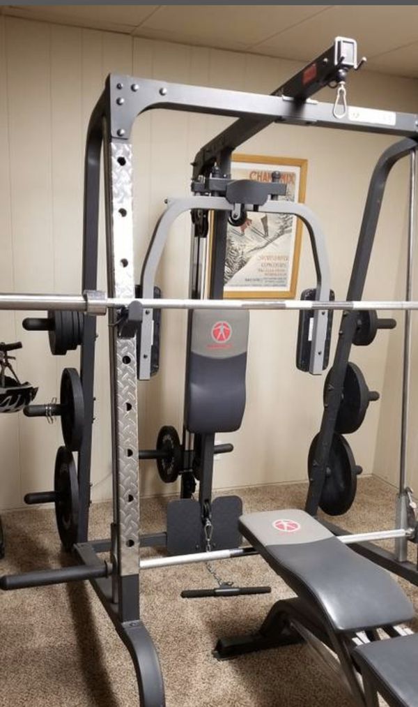 Marcy Diamond Elite 9010G Smith Machine And Weights for Sale in