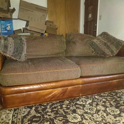 Leather Couch And Chair