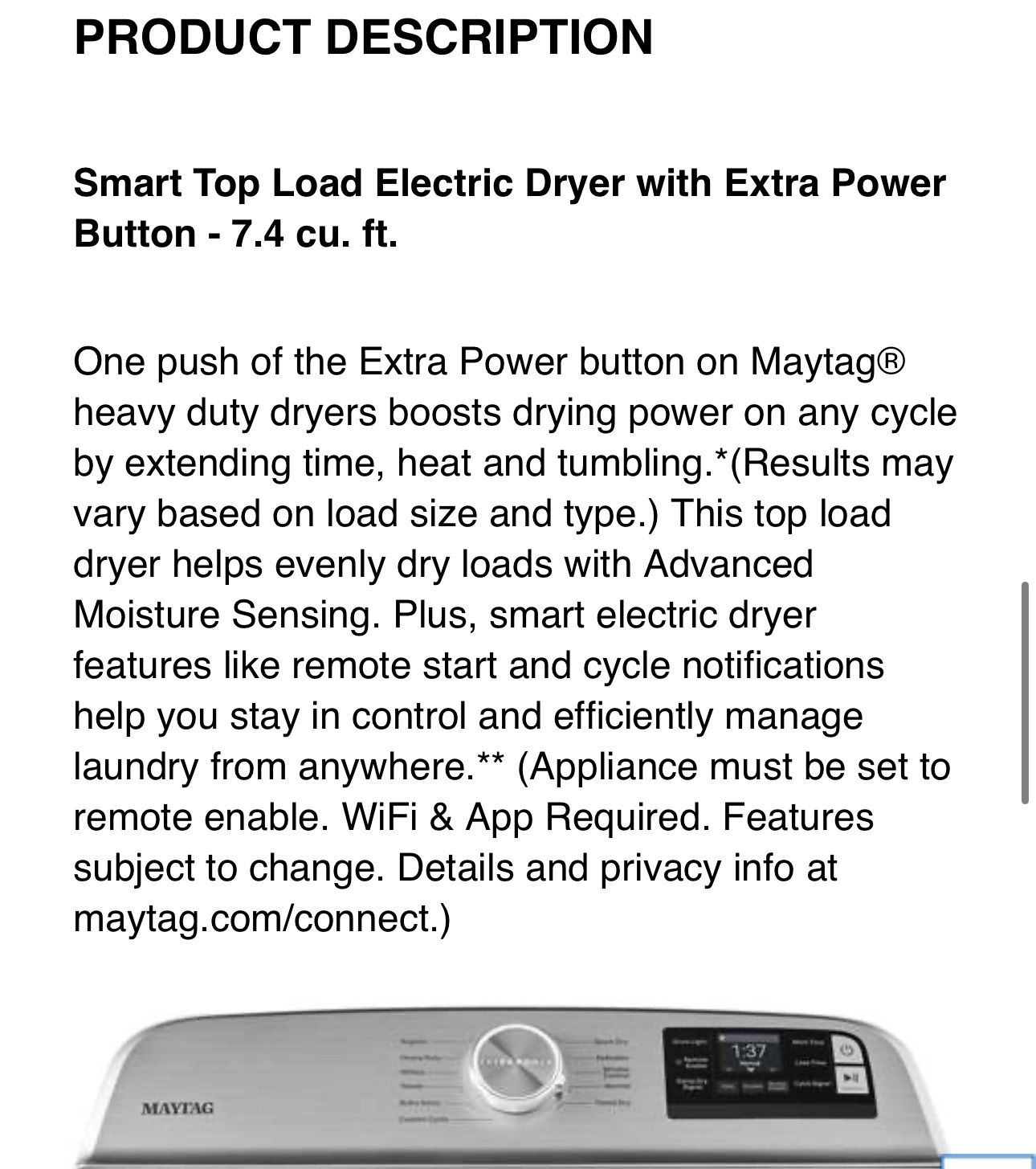 Maytag Smart Washer And Dryer Set for Sale in Tumwater, WA OfferUp