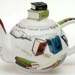 Rare Vintage Novel-Tea Booklovers Teapot by Paul Cardew, Designed in England, Tea for One Teapot, Decorative Teapots, Book Gift, Library