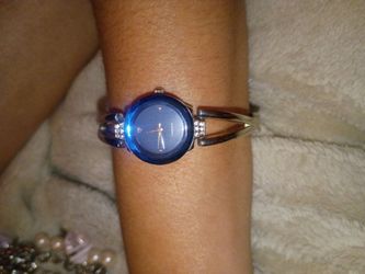 Berenger & Armitron Diamond & Bezel & Solid Brass Womens Bracelet Watch