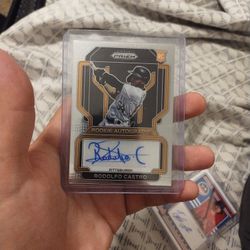 Rodolfo Castro Signed Card