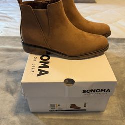 NIB Sonoma Suede Ankle boots