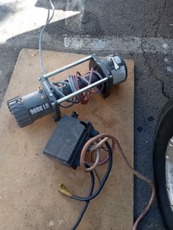 9000 Pound 12v Electric Winch Pulley