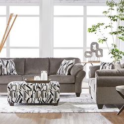New Hughes Furniture Sofa & Loveseat Set