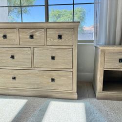 Pottery Barn Dresser And Nightstand