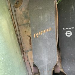 Madrid Purple And Cars Longboard Skateboard