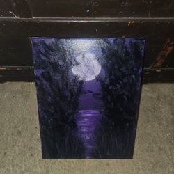 Purple Night Painting