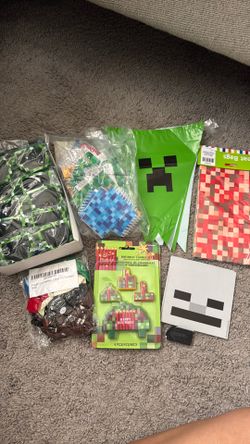 Minecraft party supplies