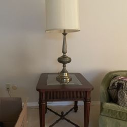 Coffee table with three side tables