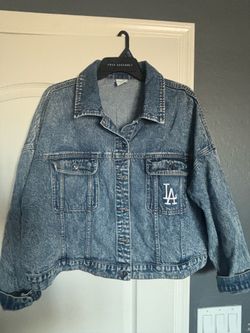 Dodgers XL woman denim jacket