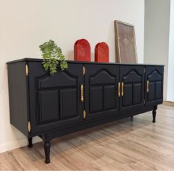 Gorgeous Restored Credenza / Entryway 79”L x 18.5”W x 33”H