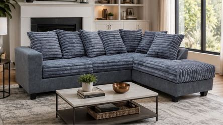 New Castle gray Sectional