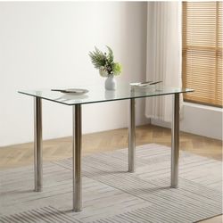 Glass Top Table 