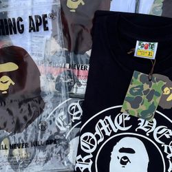 Black BapexChrome T-Shirt Streetwear