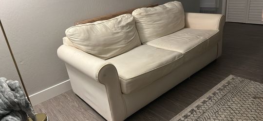 Cream Fabric Couch
