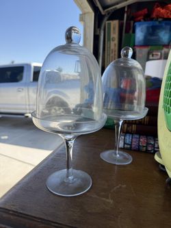 4 Pottery barn Decorative Glassware