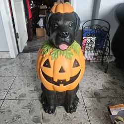 Labrador Halloween Blow Mold Led Light 