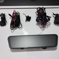 WOLFBOX G840S 12″ 4K Mirror Dash Cam 2160P 