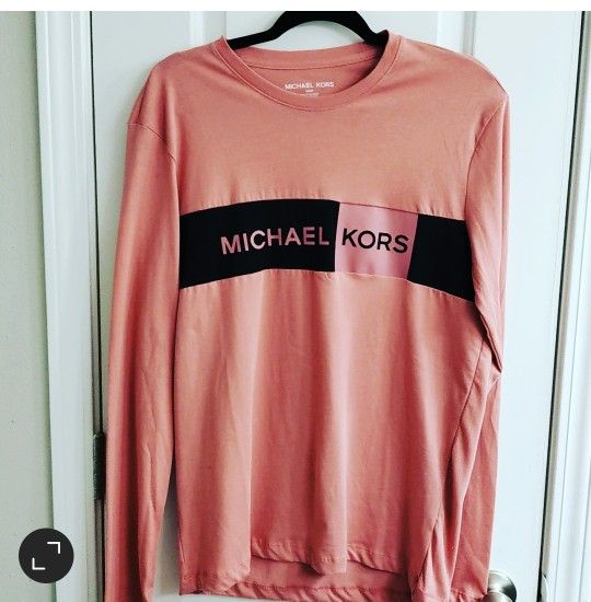 *NEW* Michael kors Never Worn Men's Small-Medium 100% Cotton  Long Sleeves