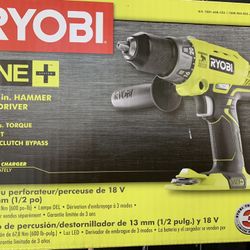 RYOBI  18 V Hammer And Drill/Driver