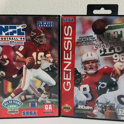 Sega Genesis NFL Football Games 