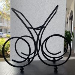 Two - 3 Bottle Wine Bottle Rack