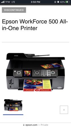 Epson Workforce 500 Printer 
