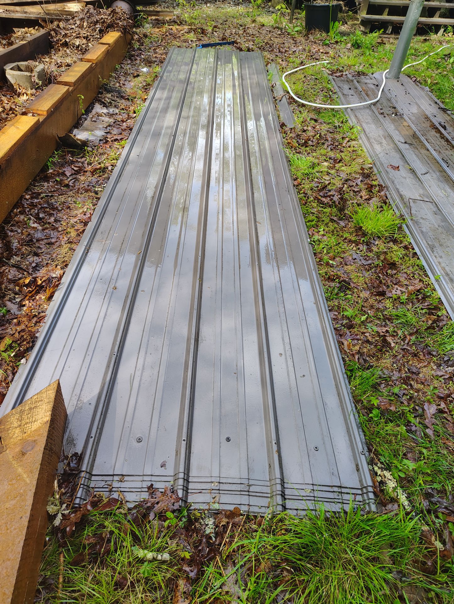 Metal roof panels