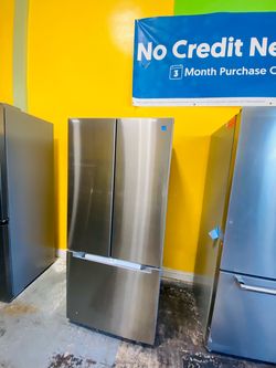 Refrigerator 30” French door no credit needed