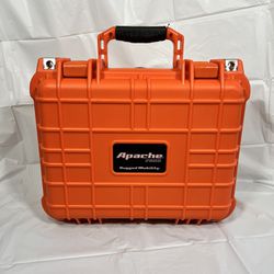 APACHE 2800 Weatherproof Protective Case, Medium, Orange