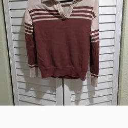 Bird Woman's Striped Sweater size small