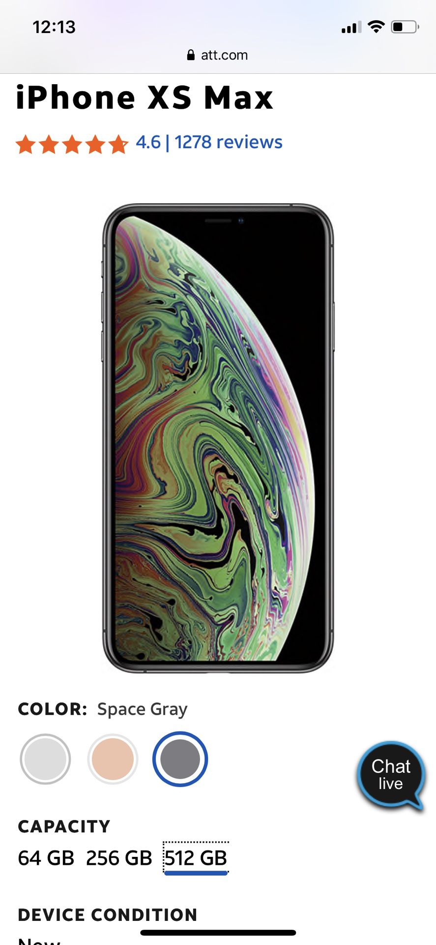 iPhone XS 512 gb mint condition
