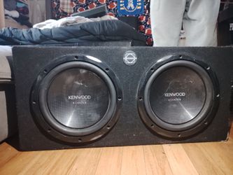 2-29x14 Kenwood Excelon subwoofers speaker box