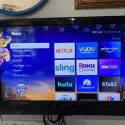 TV(Dynex)36inches (not a Smart TV), Roku Streaming Stick, Sony DVD Player (all have Remote Controls)