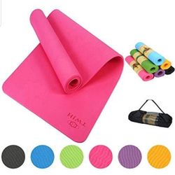 Thick Yoga Mat Classic 6mm Thick Yoga Mat (72" x 24)  NEW  $10