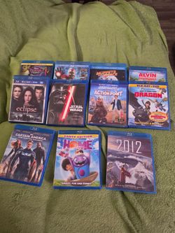 Lot of 11 Blu-ray Movies Mixed Titles