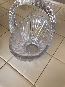 Crystal candy dish great shape