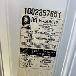 Hurricane Door W/ Hardware
