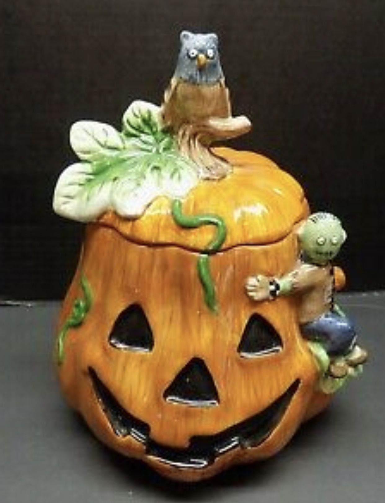 Halloween Pumpkin Cookie Jar