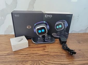 Emo Desktop PET  with Skateboard & Smart Light