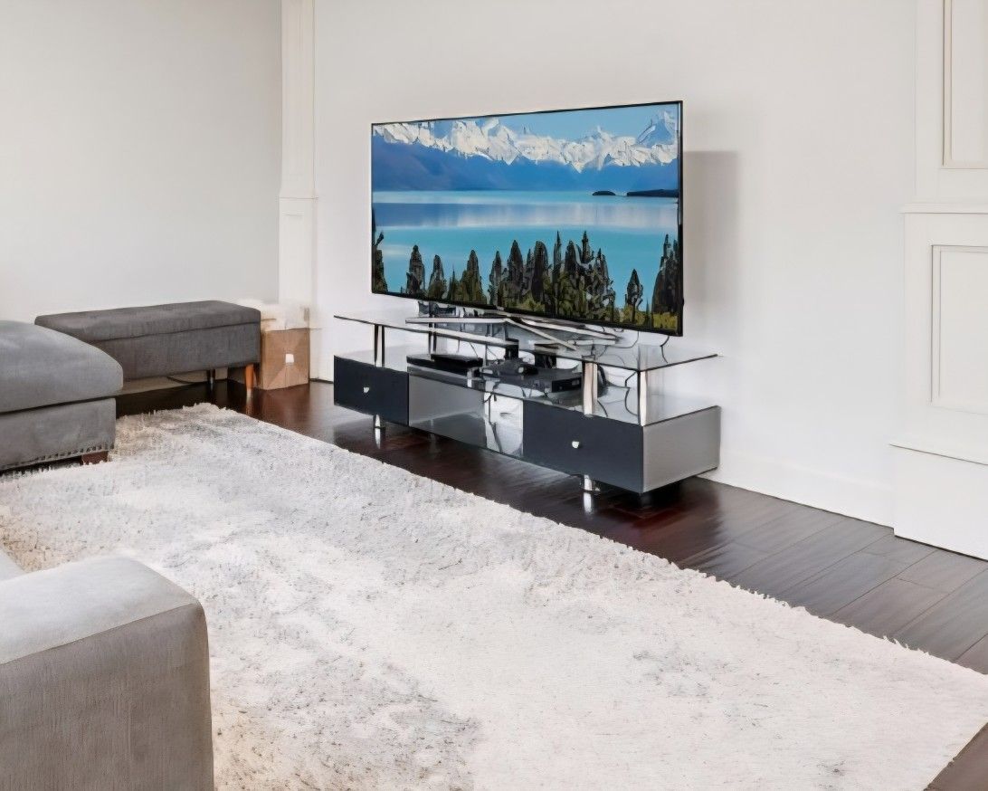 Glass TV Stand